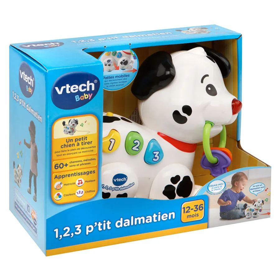 VTech Baby 1, 2, 3 P'Tit Dalmatien- Véhicules Et Jouets Roulants