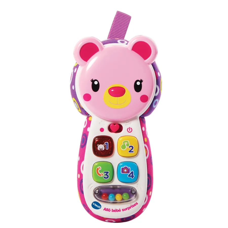 VTech Baby Allo Bébé Surprises Rose- Téléphones Et Télécommandes Bébé