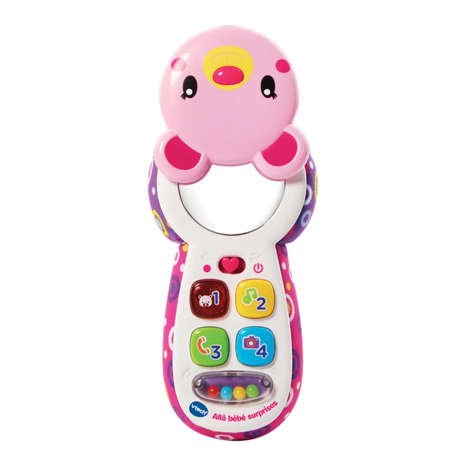 VTech Baby Allo Bébé Surprises Rose- Téléphones Et Télécommandes Bébé