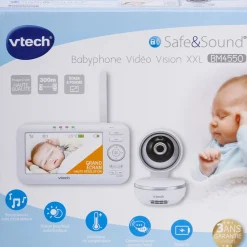 Safe And Sound Babyphone Camera Haute Definition - Ecoute-Bébé Video Avec Ecran- Babyphones