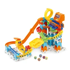 MarbleRush Circuit À Billes - Racing Set Electronic M200E- Circuit À Billes
