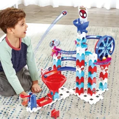 MarbleRush Circuit À Billes - Spidey Super Spin Challenge- Circuit À Billes