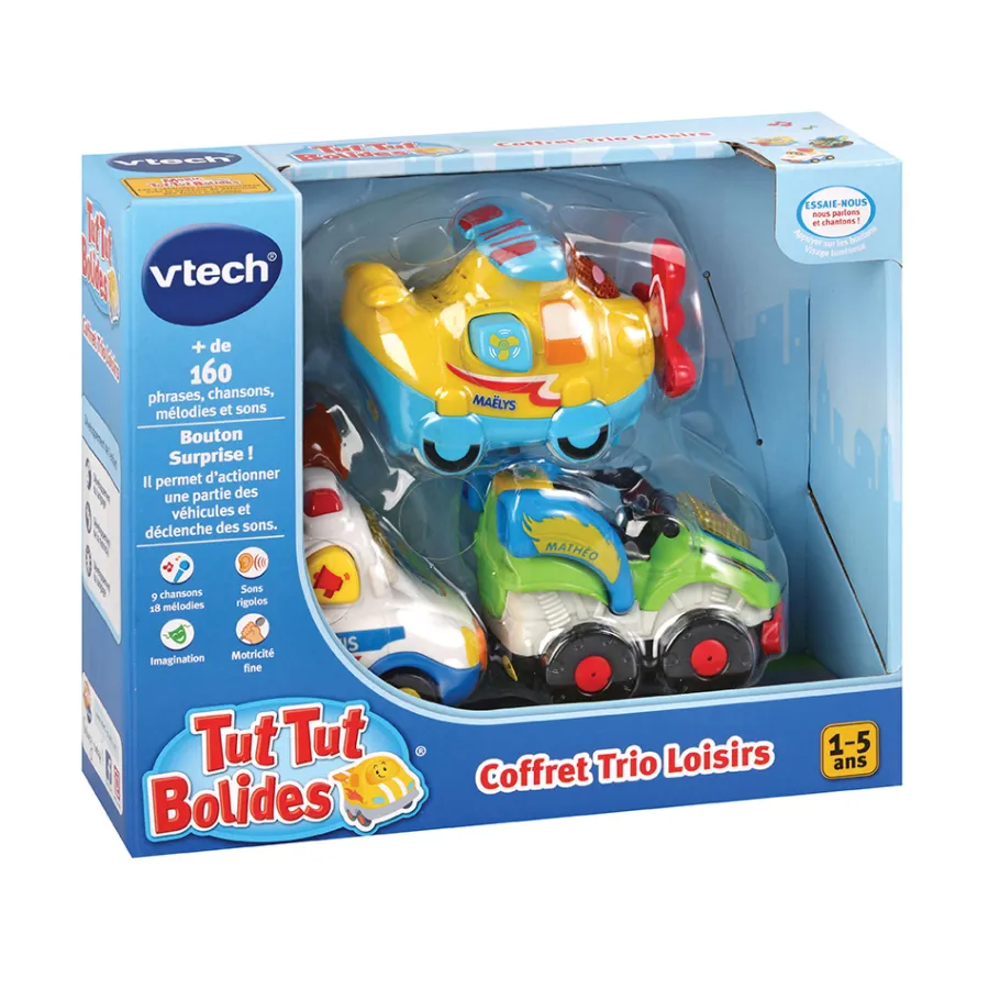 Tut Tut Bolides Coffret Trio De Petites Voitures - - Voitures Jouets Garages Et Circuits
