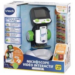 VTech Genius Xl - Microscope Video Interactif- Jouets Scientifiques