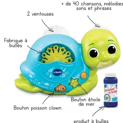 VTech Juju Ma Tortue Magi Bulles- Jouet De Bain
