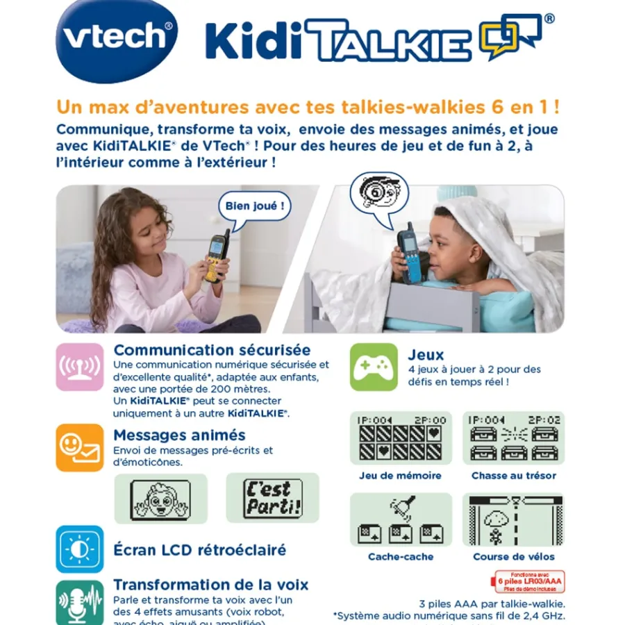 VTech Kidi Talkie- Micros Pour Enfant / Audio