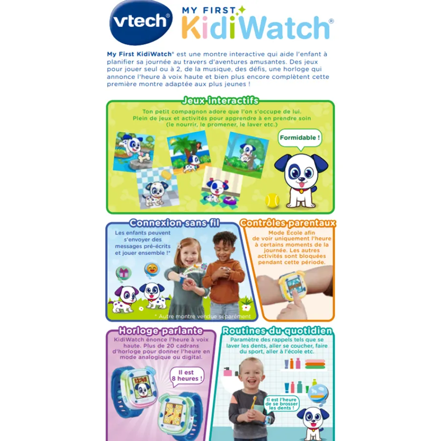Kidi watch - Bleu- Montres Pour Enfants