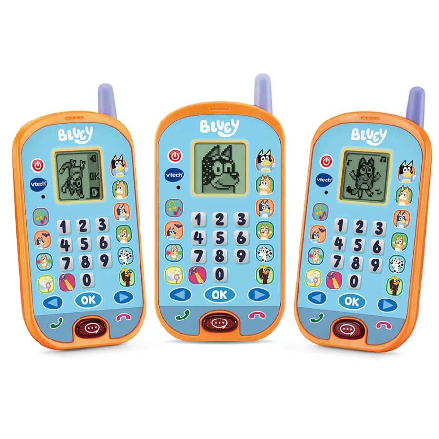 VTech Le Smartphone Interactif De Bluey- Pat'Patrouille, Peppa Pig, Bluey