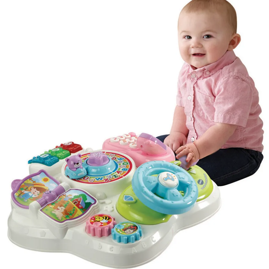 VTech Baby Ma Table D'activités Bilingue (Rose)- Tables D'activités