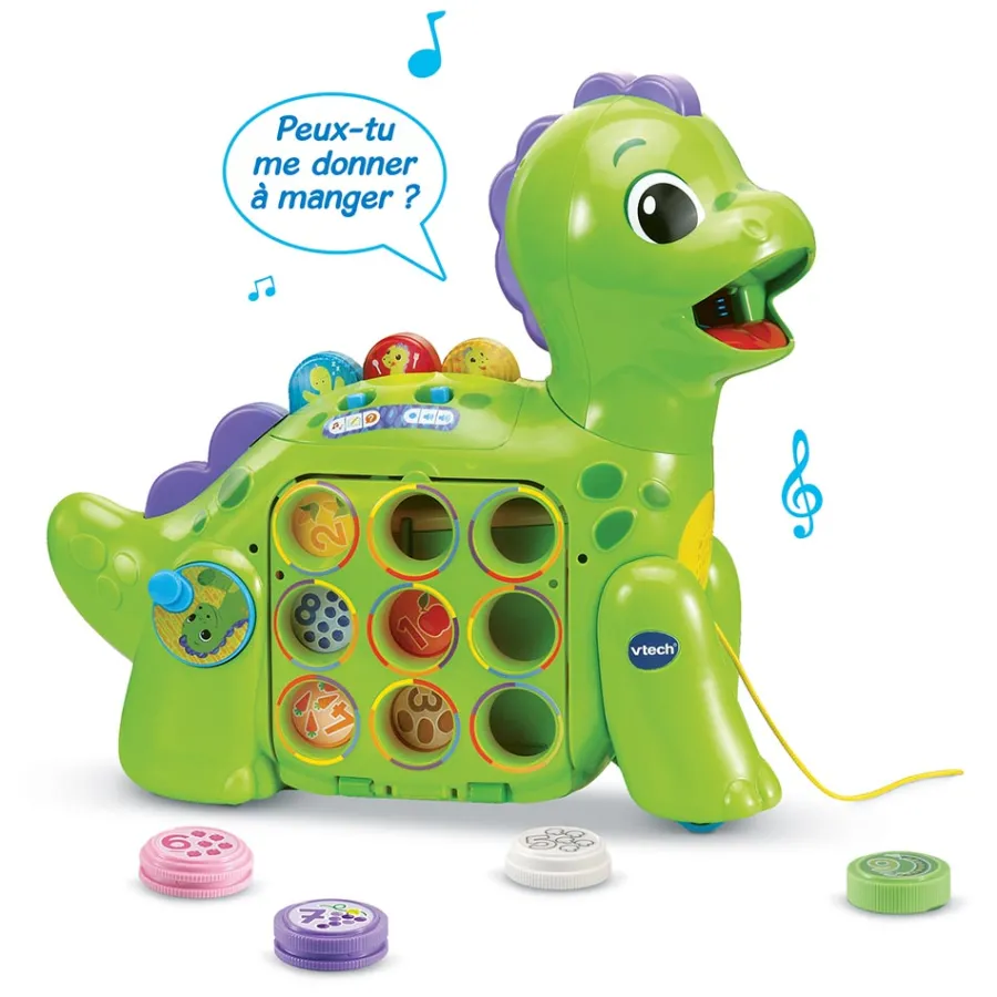 VTech Mon Dino Apprenti Glouton- Animaux Interactifs