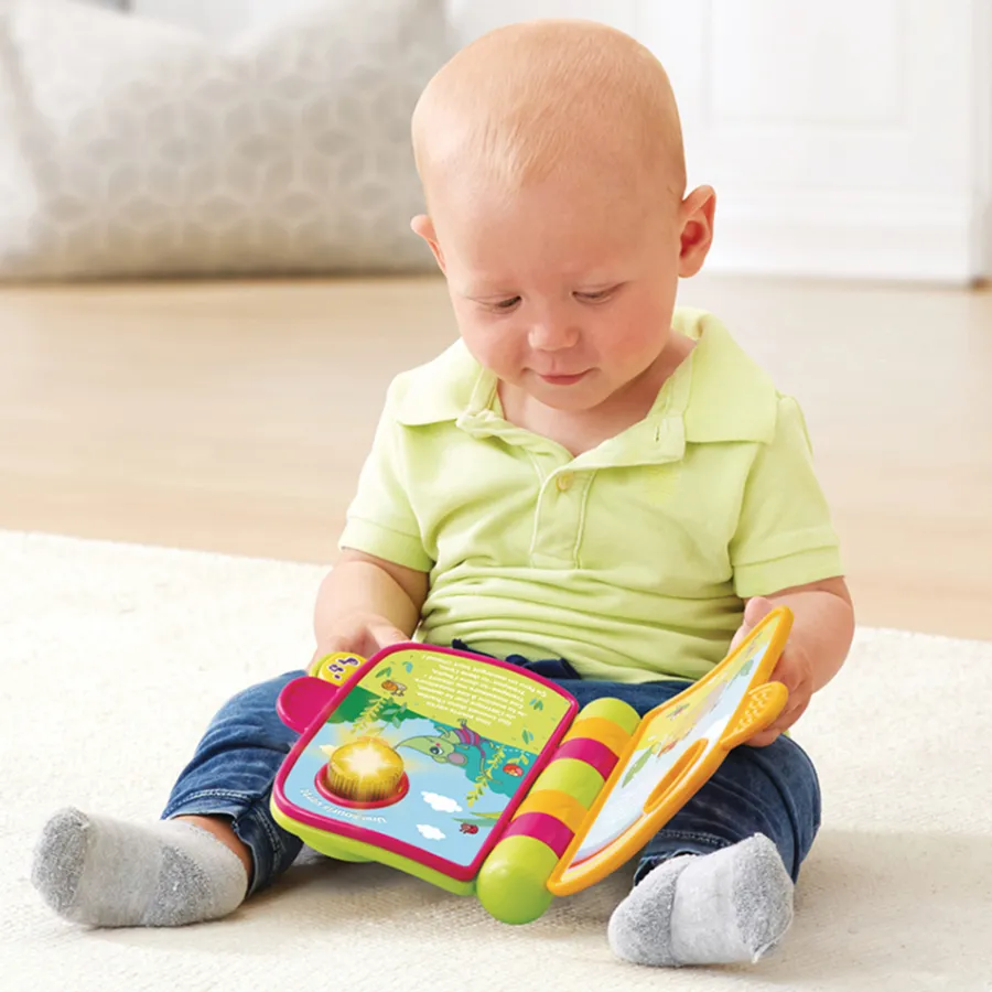 VTech Baby P'Tit Livre Enchante - Mes Premieres Comptines- Livres Pour Bébé