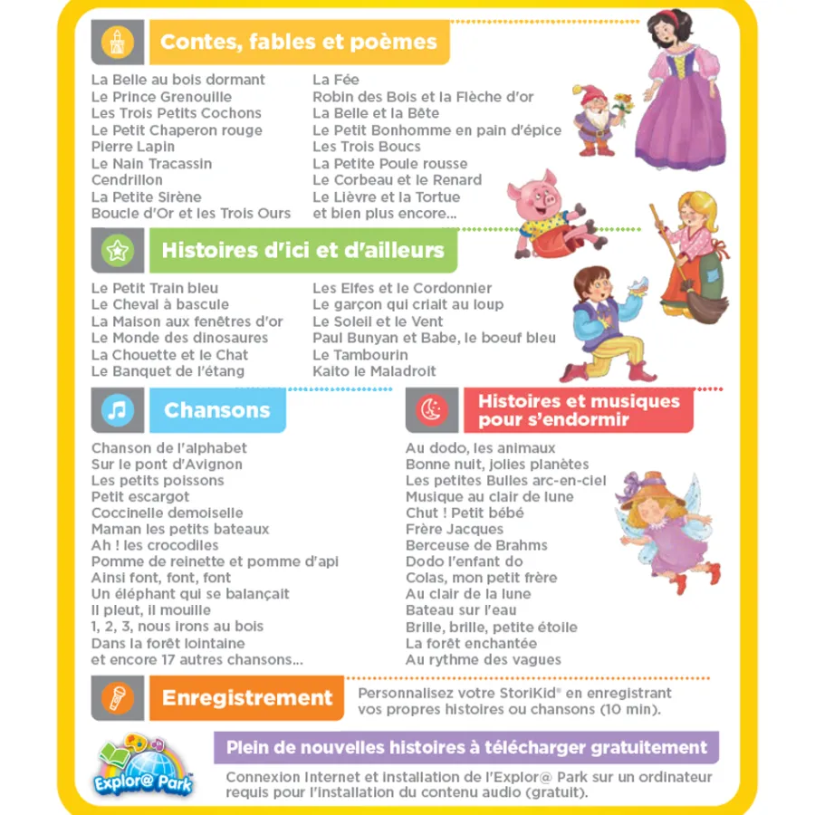 VTech Storikid, Mon Conteur D'Histoires Interactif - Rose- Conteurs D'Histoires