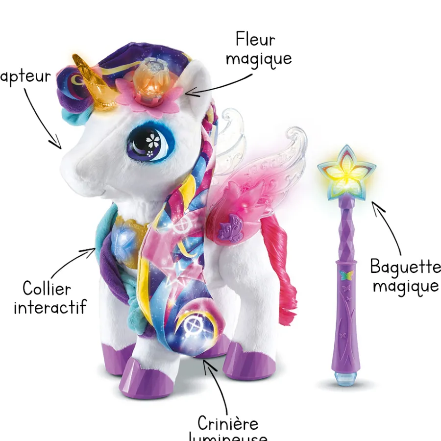 Kidi Styla, Ma Licorne Maquillage Magique- Peluches Et Compagnons Interactifs