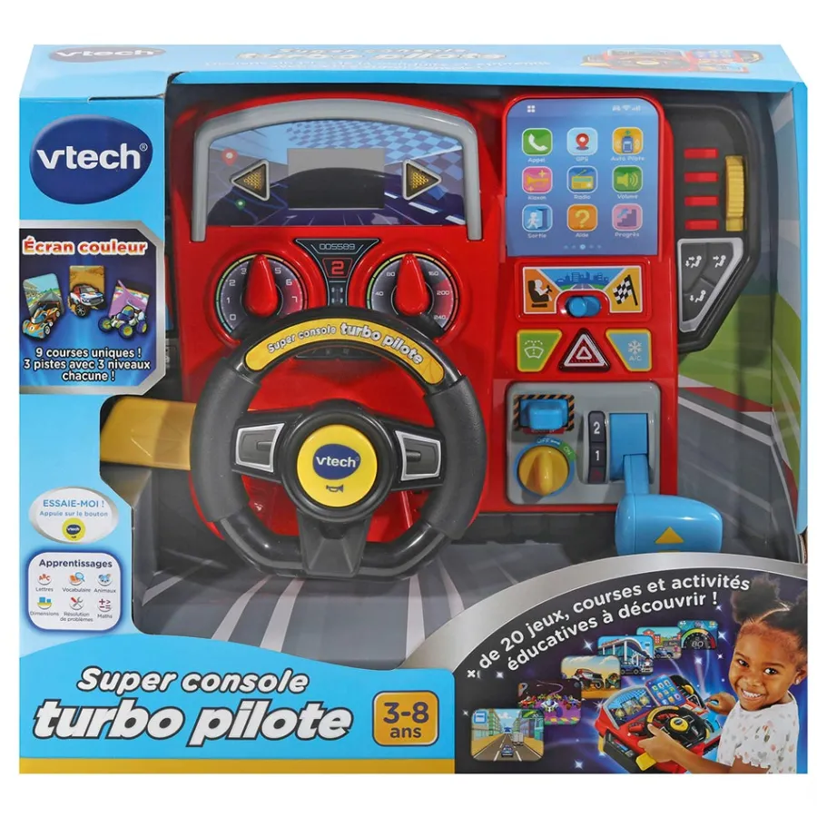 VTech Super Console Turbo Pilote- Ordinateurs, Tablettes Et Consoles