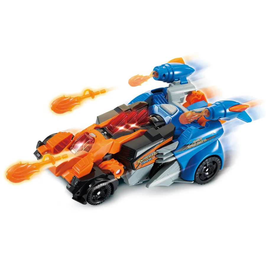 Switch & Go Dinos Super Spino-Dactyl 2 En 1 +- Voitures Dinos