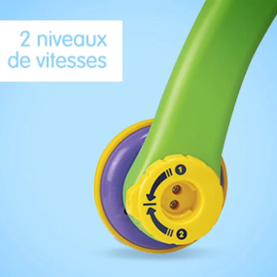 VTech Baby Super Trotteur Parlant 2 En 1 Orange- Porteurs, Trotteurs
