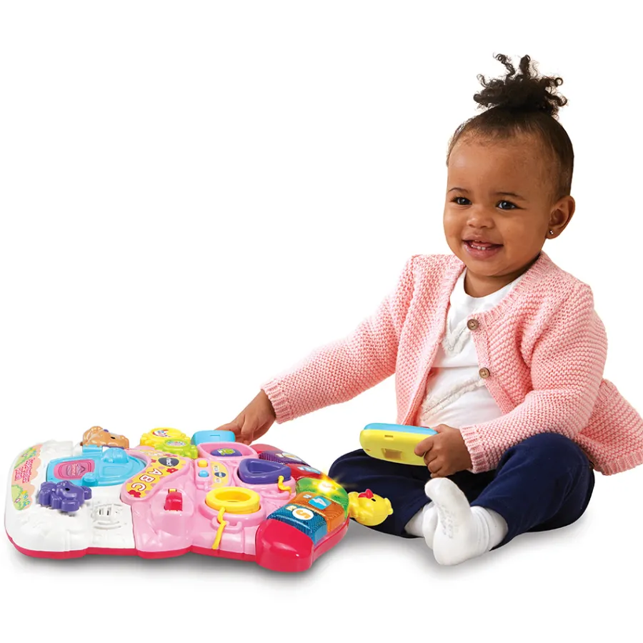 VTech Baby Super Trotteur Parlant 2 En 1 Rose- Porteurs, Trotteurs
