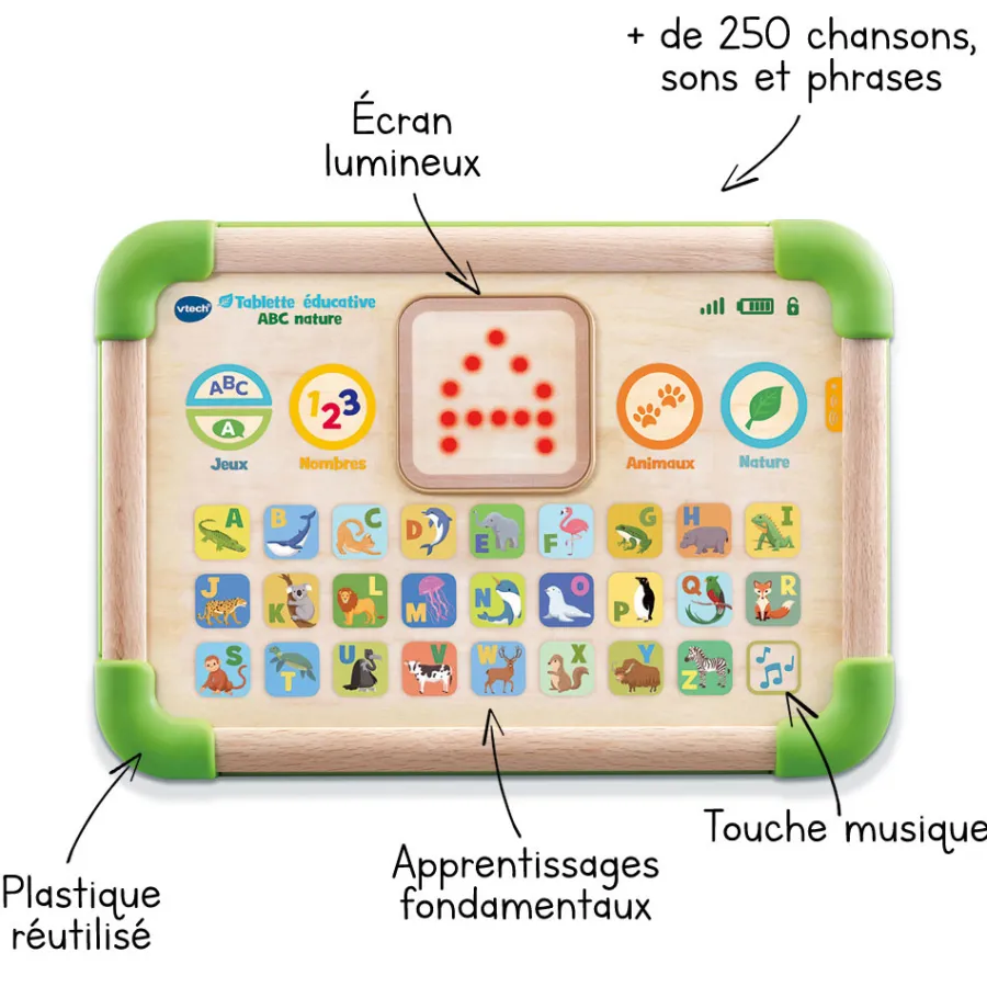 VTech Tablette Educative Abc Nature- Ordis Et Tablettes Pour Bébé