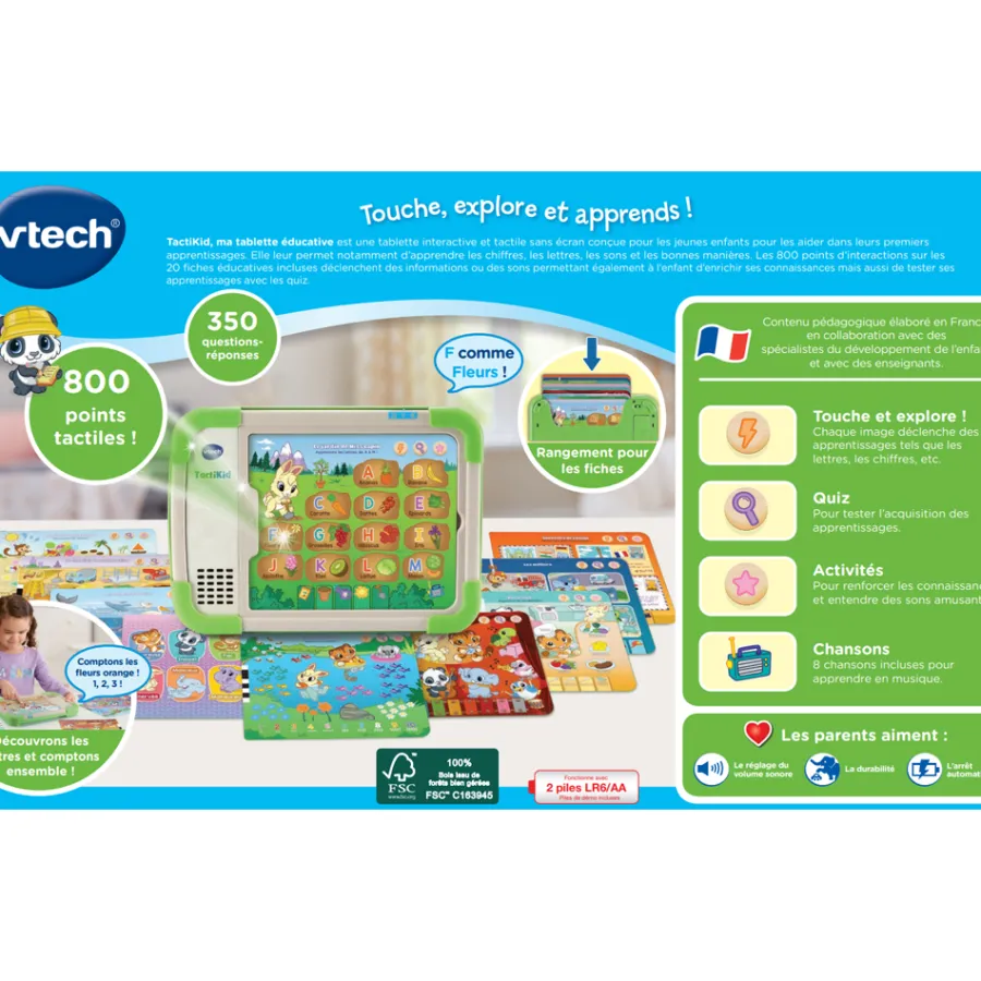 VTech Tactikid, Ma Tablette Educative- Ordinateurs, Tablettes Et Consoles