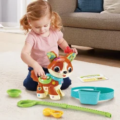 VTech Baby Titou, Mon Toutou Balade Magique- Animaux Interactifs